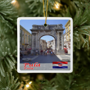 zHR008 PULA, Kroatien, Keramikornament