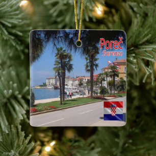 zHR010 POREC, Kroatien, Kühlschrank Keramikornament