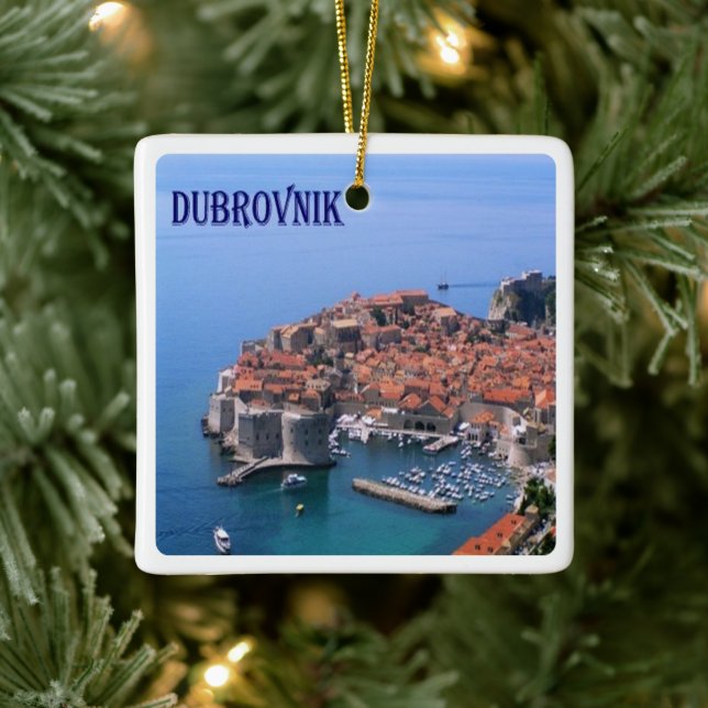 zHR017 DUBROVNIK, Kroatien, Europa, Keramikornament (Baum)
