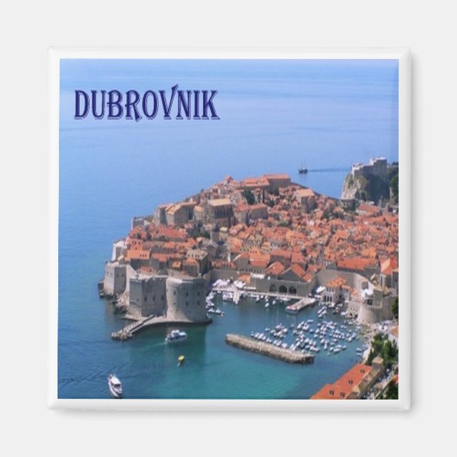 zHR017 DUBROVNIK, Kroatien, Kühlschrank Magnet (Vorne)