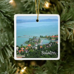 zHU009 BALATON, Ungarn, Europa, Keramikornament