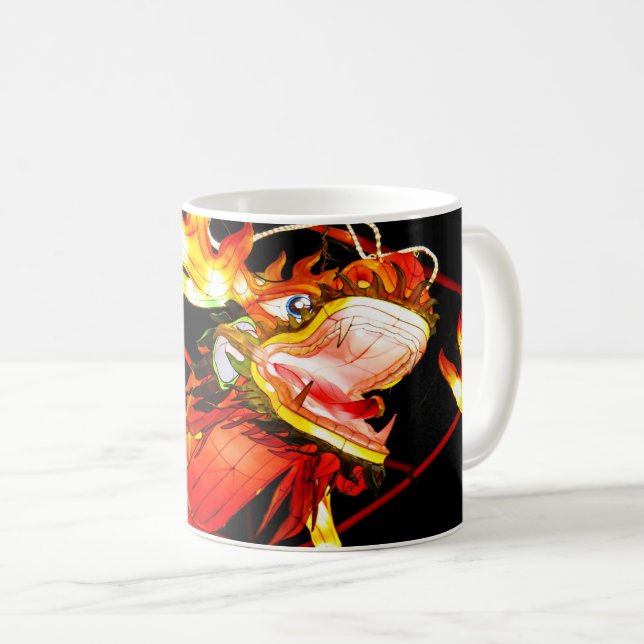 Zhulong Feuerdrache  Kaffeetasse (VorderseiteRechts)