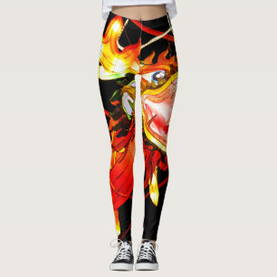 Zhulong-Feuerdrache  Leggings