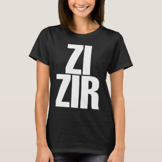 Zi Zir Große Offensichtliche Nichtbinäre Pronomen T-Shirt