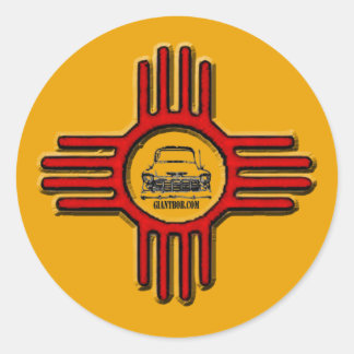 Zia Bob Round Sticker