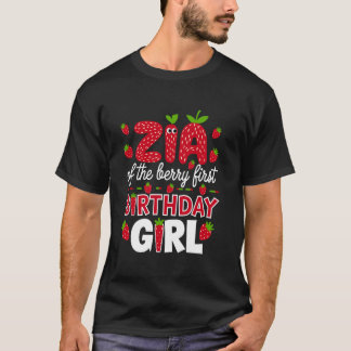 Zia der Berry ersten Geburtstagsfeier Mädchen Erdb T-Shirt