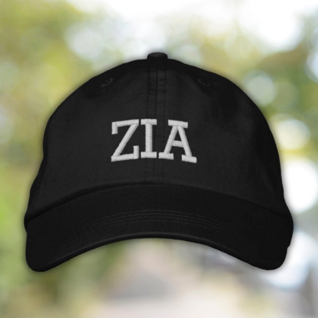 Zia embroidered Cap for Italian Aunt Bestickte Baseballkappe (Zia Embroidered Baseball Cap Gift for Italian Aunt Birthday Mother's Day)