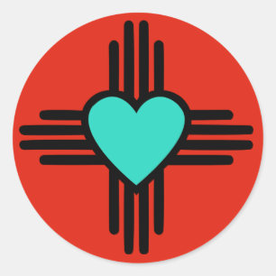 Zia Liebe Runder Aufkleber