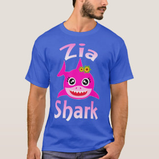 Zia Shark Funny Italienische Tante T-Shirt