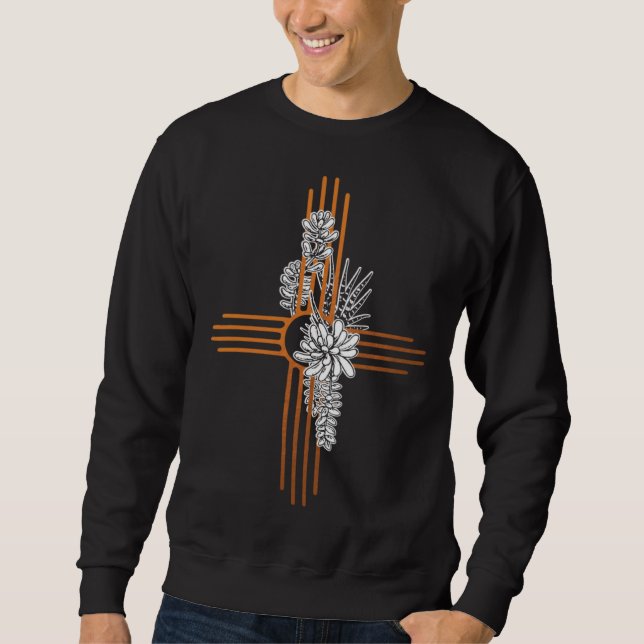 Zia Sukkulenten Sweatshirt (Vorderseite)