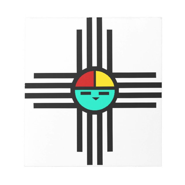 Zia Sun God Notizblock (Vorderseite)