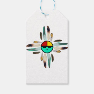 Zia Sun God with Feathers Geschenkanhänger