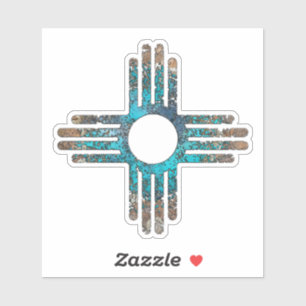 Zia Sun Symbol Aufkleber