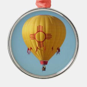 Zia Sun Symbol Hot Air Ballon Ornament