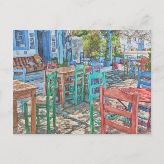 Zia Village, Kos Island, Greece Postkarte (Vorderseite)