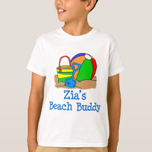 Zias Beach Buddy Niedliches Design T-Shirt