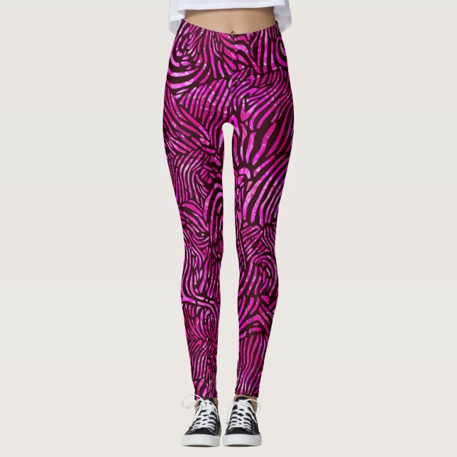 Zibra - Streifen Leggings (Vorderseite)