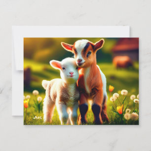 Zicklein Postkarte