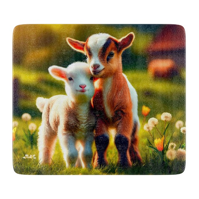 Zicklein Schneidebrett (Vorderseite)