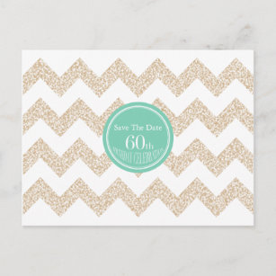 60 Geburtstag Save The Date Karten Zazzle At