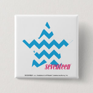 Zickzack-Aqua 2 Button