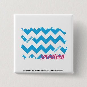 Zickzack-Aqua 3 Button
