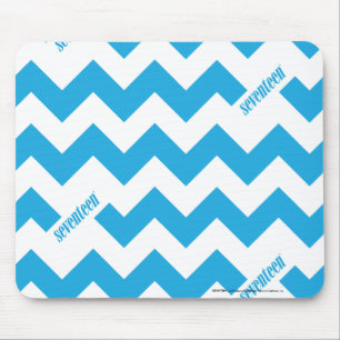 Zickzack-Aqua Mousepad