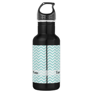 Zickzack Aqua-Muster Trinkflasche