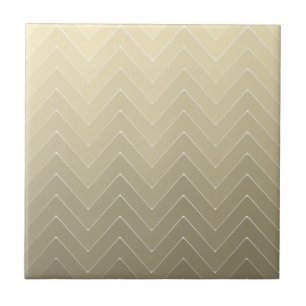 Zickzack Backsplash Cappuccino Ombre Muster Fliese