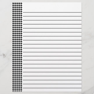 Zickzack Black in White