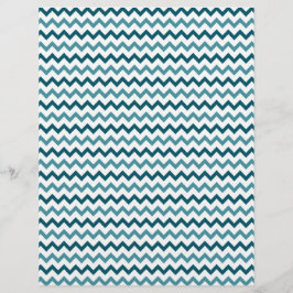 Zickzack, blaues und gelbes zweiseitiges Papier