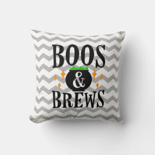 Zickzack Boos und Brews Halloween Kissen