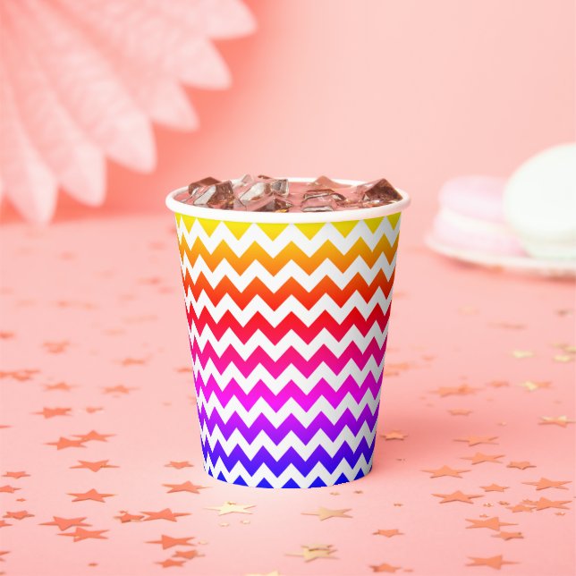 Zickzack Brauch Pappbecher (Insitu)