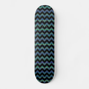 Zickzack coole Streifen Skateboard