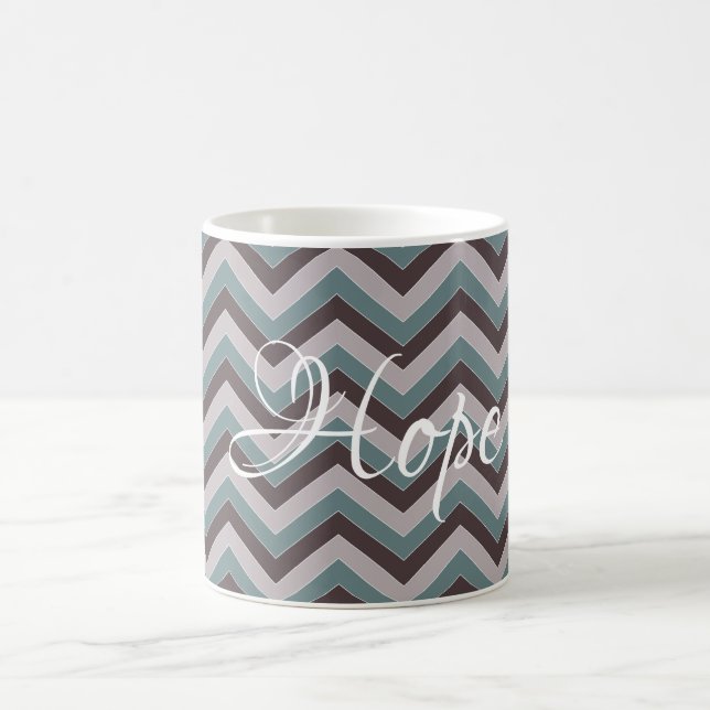 Zickzack Design-Kaffee-Tasse anpassbar Kaffeetasse (Mittel)