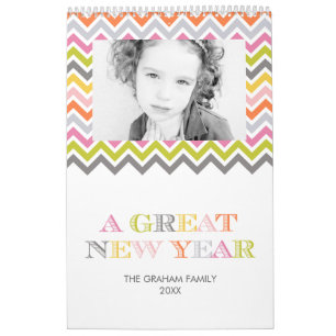 Zickzack Foto-Kalender Kalender