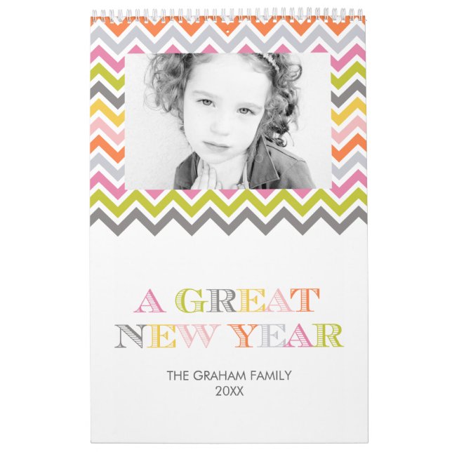 Zickzack Foto-Kalender Kalender (Titelbild)