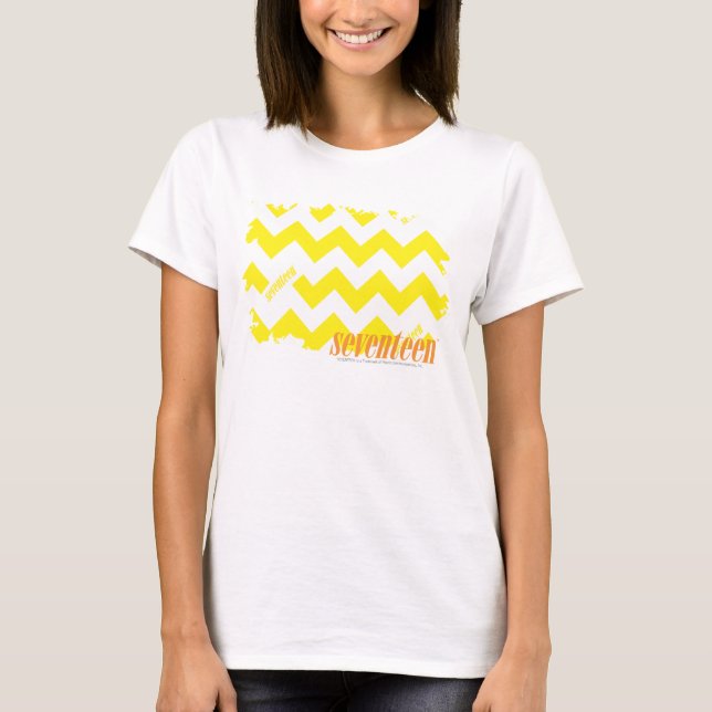 Zickzack-Gelb 2 T-Shirt (Vorderseite)