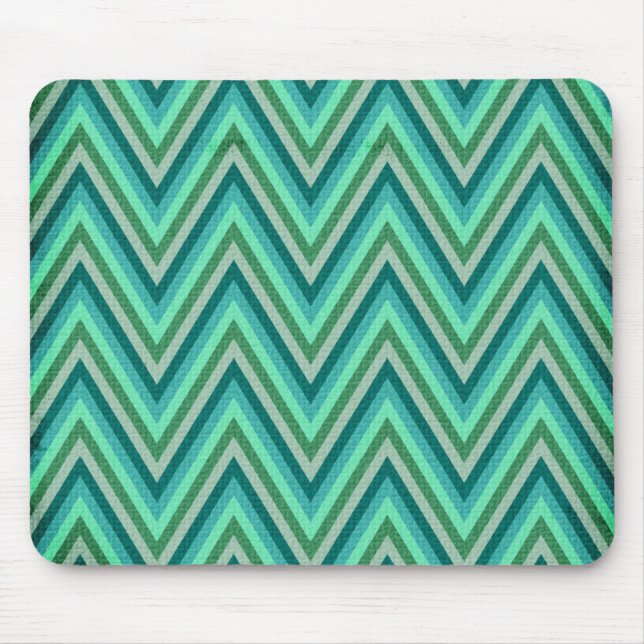 Zickzack-gestreifter Hintergrund Mousepad (Vorne)