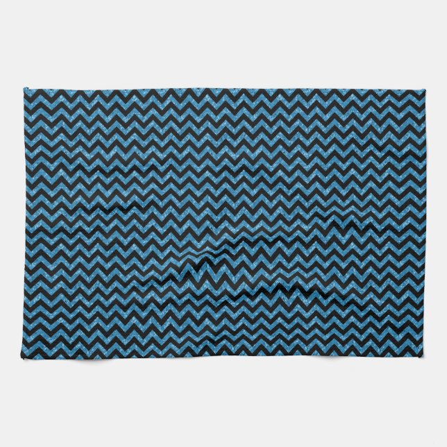 Zickzack Glitzer Aussehen Handtuch (Horizontal)