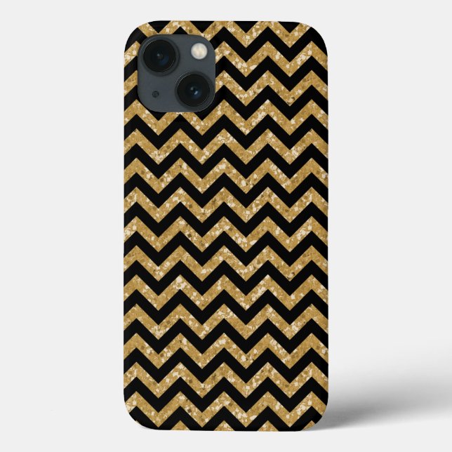 Zickzack Glitzer Look iPad Air BT-Fall Case-Mate iPhone Hülle (Rückseite)