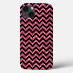 Zickzack Glitzer Look iPad BT Fall iPhone 13 Hülle