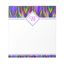 Zickzack heller Stamm Notizblock