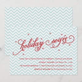 Zickzack Holiday Soirée Party laden Einladung