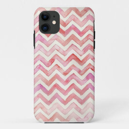 Zickzack iPhone-Case mit Wasserfarbe iPhone 11 Hülle