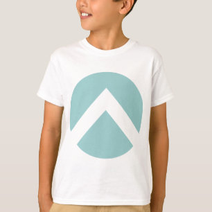 Zickzack Kreisbogen T-Shirt