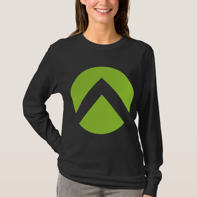 Zickzack Kreisbogen T-Shirt (Vorderseite)