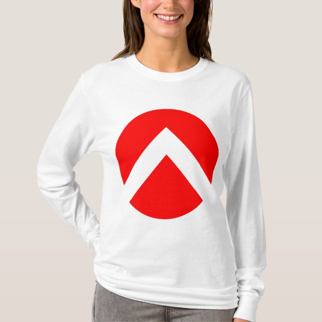 Zickzack Kreisbogen T-Shirt (Vorderseite)