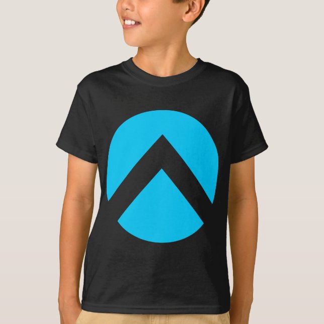 Zickzack Kreisbogen T-Shirt (Vorderseite)
