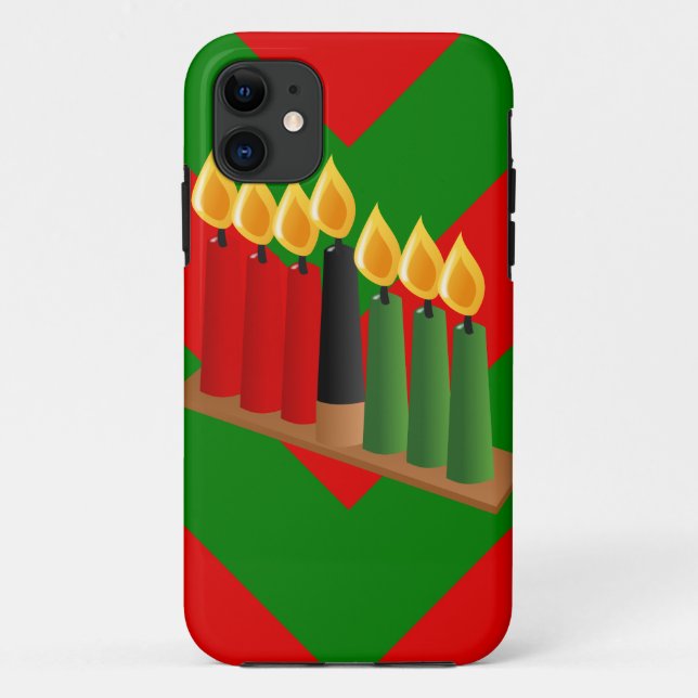 Zickzack Kwanzaa Case-Mate iPhone Hülle (Rückseite)
